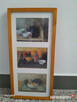 Trzy obrazki „Kuchenne” w jednej ramie za szkłem - 1