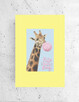 fajny plakat z żyrafą A4 - 2