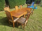 solidny stół stylowy z krzesłami - 1