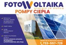 Fotowoltaika, Pompy ciepła. - 2