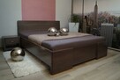 Drewniane łóżko 160x200 z drewna bukowe 100% lite PRODUCENT - 6