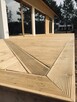 Deski tarasowe modrzew syberyjski 28x150mm ryflowana i gładka - 2