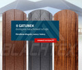 Sztachety metalowe II gatunek - ROSE WOOD - Drewnopodobne - 2