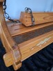 Żyrandol drewniany na łańcuszkach - 10