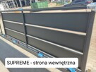 Brama przesuwna panelowa 4m SUPREME, ocynk+RAL, 5m 6m - 2