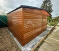 Schowek - Domek Ogrodowy 4x5m + Wiata 3m - Drzwi NB158 - 3