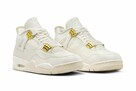 Nike AIR JORDAN 4 White & Gold / AQ9129–170 - 5