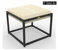 Stolik kawowy stelaż ława stół loft retro - 5