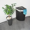 Kosz na pranie bambusowy z pokrywą 60 l - 2