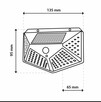 LAMPA SOLARNA HALOGEN LED CZUJNIK RUCHU ZMIERZCHU ELEWACYJNA - 9