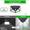 LAMPA SOLARNA HALOGEN LED CZUJNIK RUCHU ZMIERZCHU ELEWACYJNA - 12