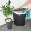 Kosz na pranie bambusowy z pokrywą 60 l - 5