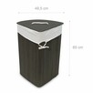 Kosz na pranie bambusowy z pokrywą 60 l - 6