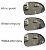 Wkład lusterka podgrzewany prawy Audi A3 8P Lift A4 B8 A6 C6 - 7