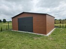 Garaż blaszany 3x5m i 4x6m II gatunek NOWY idealny na budowę - 7