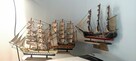 Model żaglowca Mayflower – ręcznie wykonany, drewniany - 4