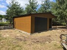 Garaż blaszany 3x5m i 4x6m II gatunek NOWY idealny na budowę - 9