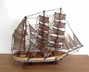 Model żaglowca Gorch Fock – ręcznie wykonany, drewniany - 1