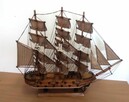 Model żaglowca Mayflower – ręcznie wykonany, drewniany - 2