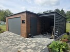 Garaż blaszany 3x5m i 4x6m II gatunek NOWY idealny na budowę - 10