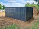 Garaż blaszany 3x5m i 4x6m II gatunek NOWY idealny na budowę - 3