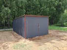 Garaż blaszany 3x5m i 4x6m II gatunek NOWY idealny na budowę - 4