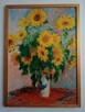 Obraz na płótnie - Bukiet słoneczników, Claude Monet, 50x70cm - 1
