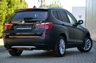 BMW X3 Czarna Zarejestrowana 2.0D 184KM Serwis Lift Bi-xenon Ruda Skóra Navi - 11