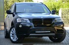 BMW X3 Czarna Zarejestrowana 2.0D 184KM Serwis Lift Bi-xenon Ruda Skóra Navi - 13