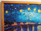 Obraz na płótnie, Gwiaździsta noc nad Rodanem, Vincent vanGogh - 5