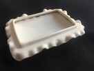 Stara pokrywka szkatułka porcelana PRL róża - 4