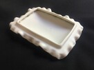Stara pokrywka szkatułka porcelana PRL róża - 7
