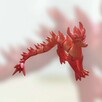 Figurka 3D - pomarańczowy smok - 2