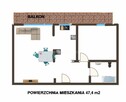 Okazyjnie sprzedam świetne mieszkanie 2-pok. Marki - 7