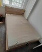 łóżko Tetrix 140x200 ze stelażem i pojemnikiem dąb wotan - 4