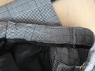Spodnie szare w kratkę - 7