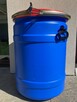 Beczka plastikowa 100 litrowa z uszczelka i klamrę zaciskowa - 2