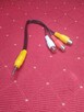 Adapter Jack RCA Chinch audio Kabel Przewód Przejściówka - 2