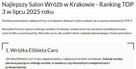 Wróżka Elżbieta Caro - I miejsce w rankingu wróżek - 2