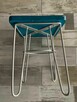 Stare krzesło taboret drewniane PRL loft - 2