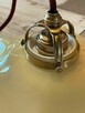 Stara lampa wisząca kuchenna z przeciwwagą porcelanową - 6