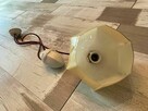 Stara lampa wisząca kuchenna z przeciwwagą porcelanową - 7