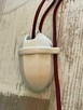 Stara lampa wisząca kuchenna z przeciwwagą porcelanową - 3