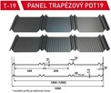 Blacha trapezowa, panel dachowy na rąbek - 1