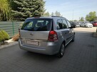 Opel Zafira 1.6 16v Ecotec 116KM Klima Pod. fotele LIFT 7-osób Serwisowany - 6