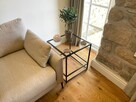 Industrialny Stolik Kawowy Boczny Loft w Kolorze Czarnym - 4