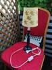 Lampka Nocna lampa stołowa biurkowa drewniana z drewna - 3