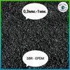 Granulat gumowy 0,3 - 1mm SBR EPDM, RUBBER GRANULES - 2