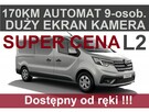 Renault Trafic L2 170KM 2,0  Klima tył  Full Led DużyEkran Kamera Ciemne szyby 2409zł - 1