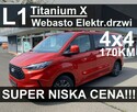 Ford Tourneo Custom 4X4 L1 Nowy Titanium X  Drzwi elek. Webasto Skóra Hak Od ręki ! 3429zł - 1